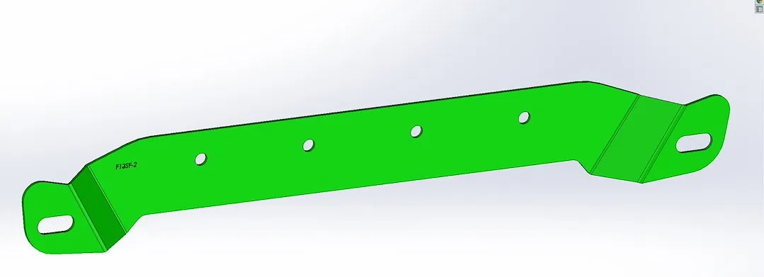 SSF0112 – A.DESERT DES Skid Plate Mounting Kit, For USe With Stealth Fighter Series Black Steel